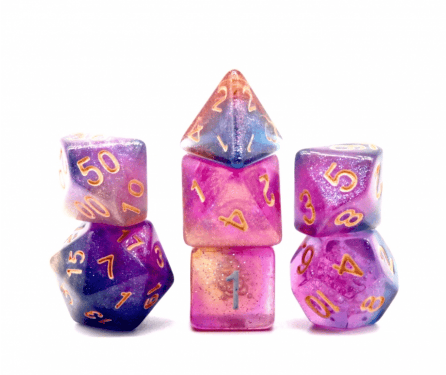 Foam Brain - Andromedas Nebula RPG Dice Set