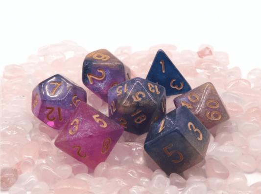 Foam Brain - Andromedas Nebula RPG Dice Set