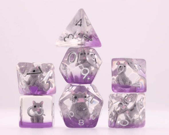 Foam Brain - Cozy Cat Dice Set