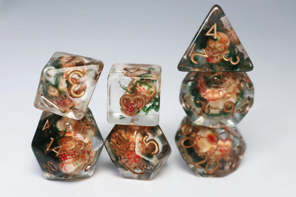 Foam Brain -Ancient Skull RPG Dice Set