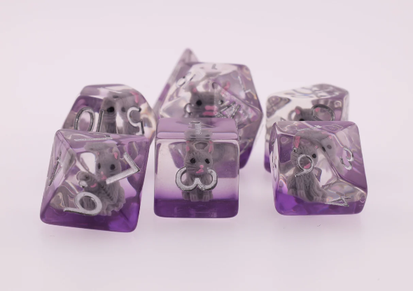 Foam Brain - Cozy Cat Dice Set