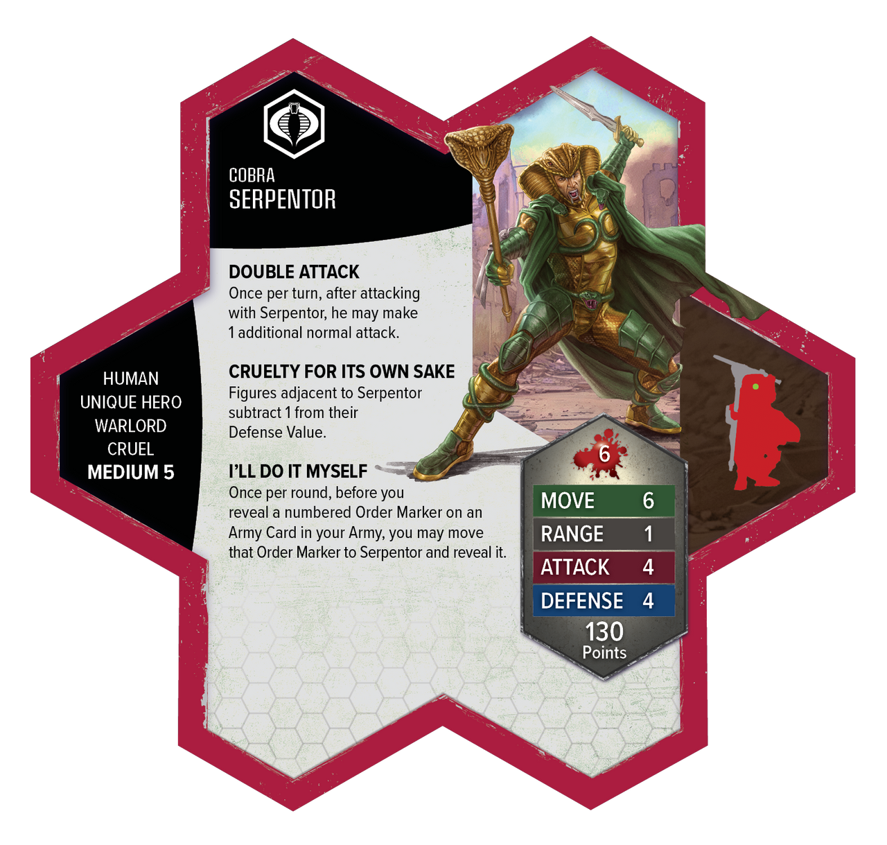 Heroscape:  G.I. JOE Serpentor
