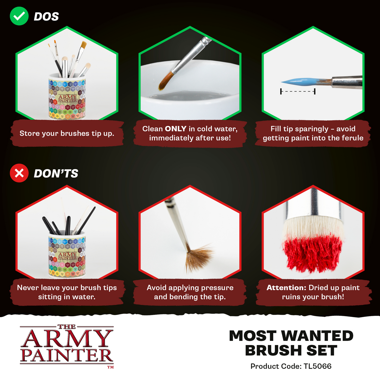 The Army Painter - Most Wanted Brush Set
