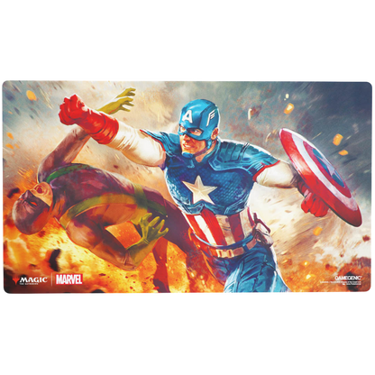 Magic: The Gathering | Marvel Super Heroes Prime Playmat - Captain America, Super-Soldier