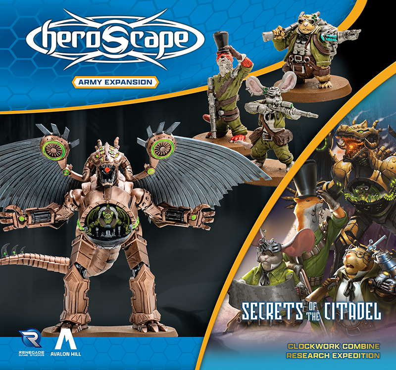 Heroscape: Secrets of the Citadel Army Expansion | Clockwork Combine Research Expedition
