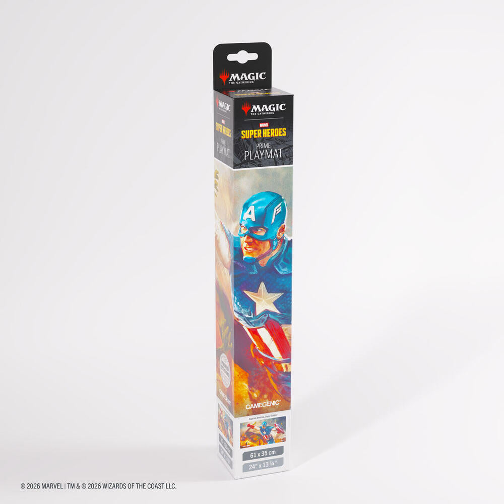 Magic: The Gathering | Marvel Super Heroes Prime Playmat - Captain America, Super-Soldier