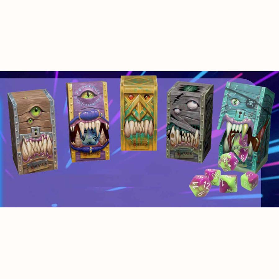 Hidden Wonders Mystery Polyhedral 7-Die Set