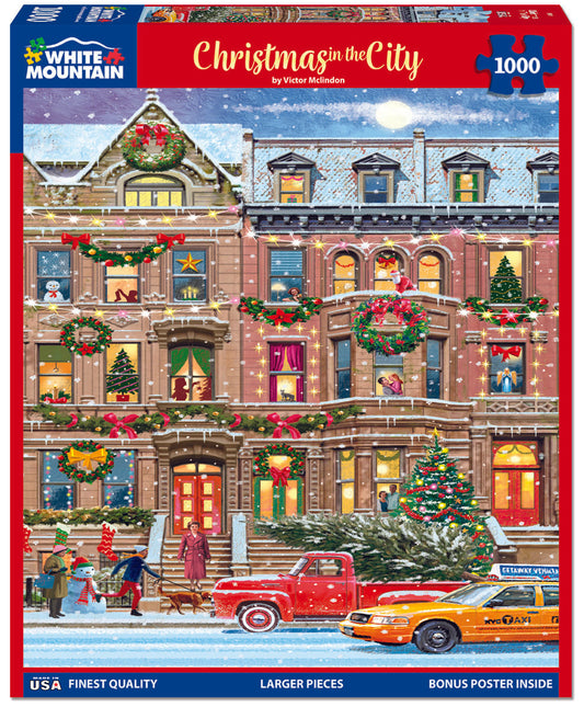 White Mountain Puzzles  - Christmas in the City