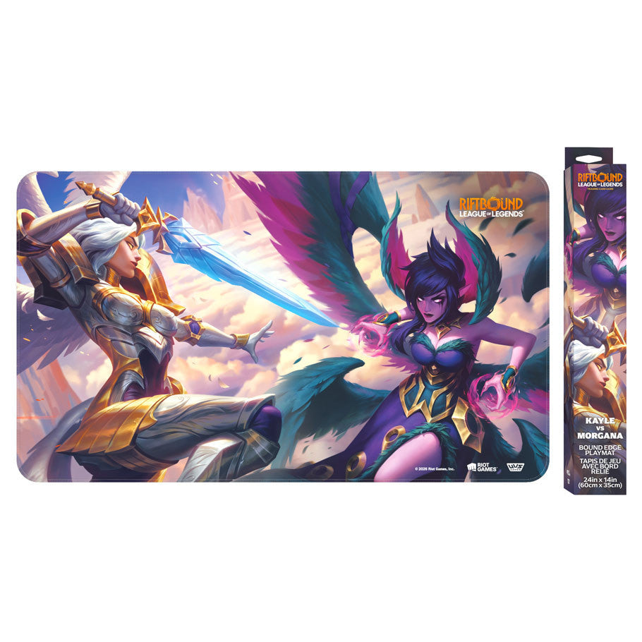 Riftbound League of Legends: Vendetta Playmat - Kayle vs Morgana