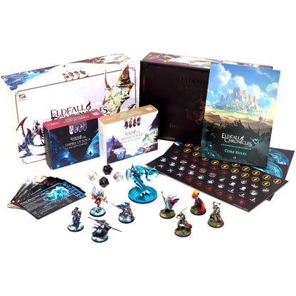 Eldfall Chronicles Skirmish Wargame: Empire of Soga vs Helian League - Two Player Starter Set