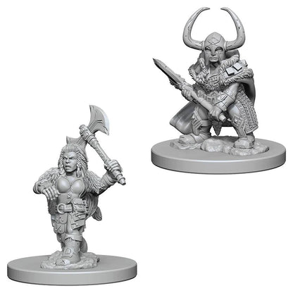 D&D Nolzur’s Marvelous Miniatures: W04 - Dwarf Female Barbarian