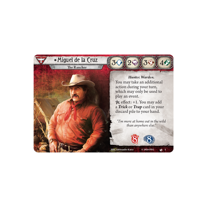 Arkham Horror: The Card Game - Miguel de la Cruz Investigator Deck
