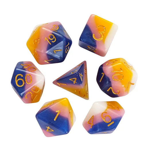 Foam Brain - Fruit Taffy RPG Dice Set