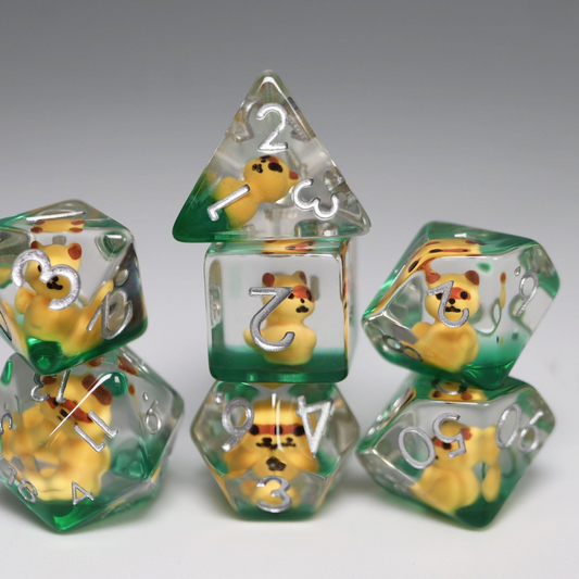 Foam Brain - Baby Raccoon RPG Dice Set