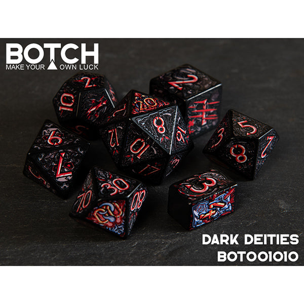 7-Die Set Botch Dice: Dark Deities