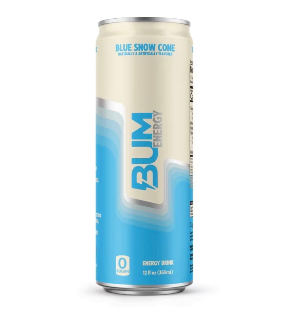 Drinks - BUM Energy, Blue Snow Cone
