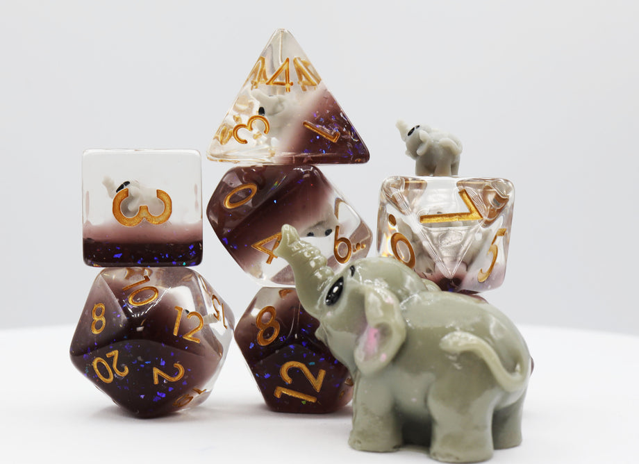 Foam Brain - Elephant RPG Dice Set