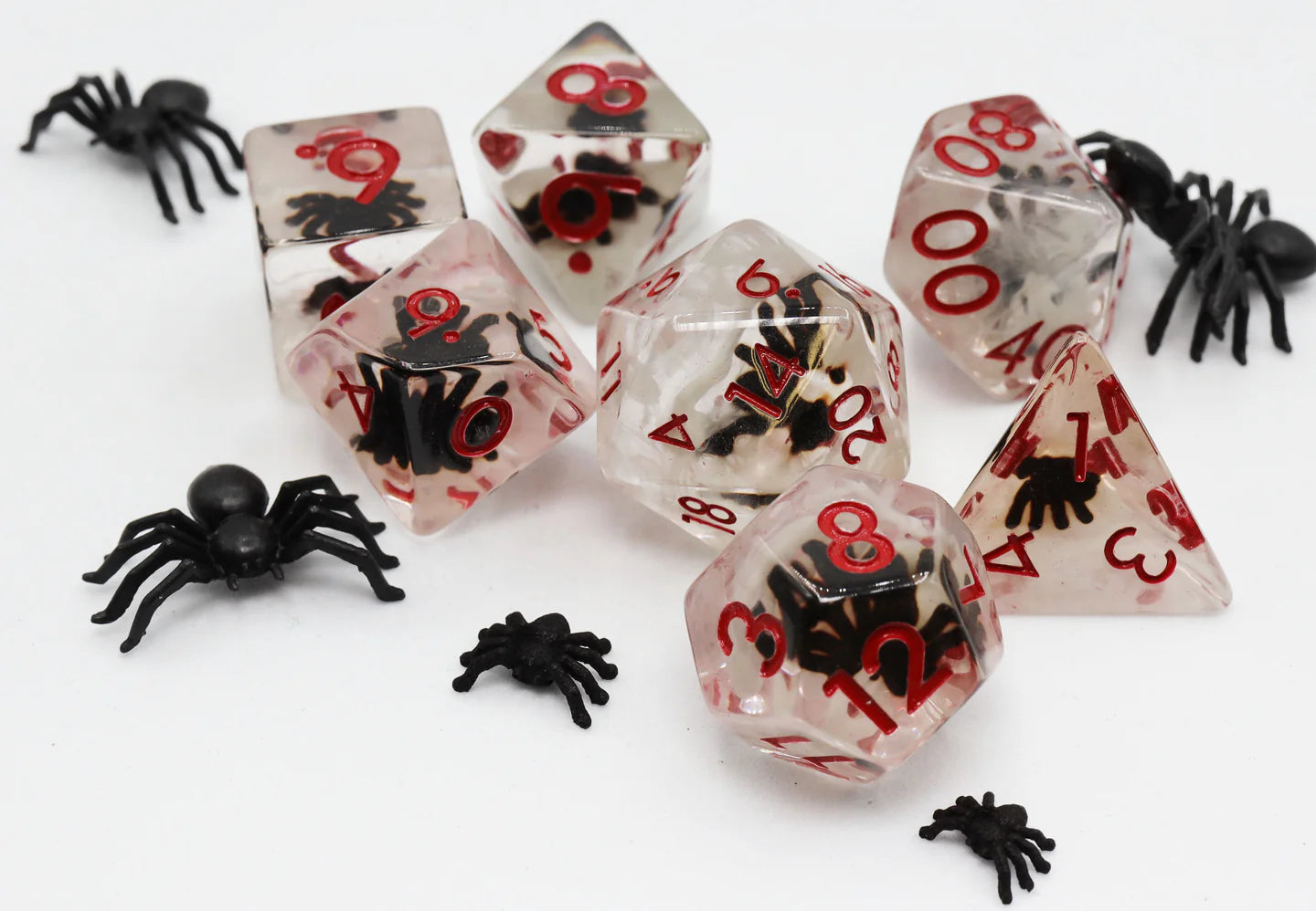 Foam Brain - Black Widow RPG Dice Set