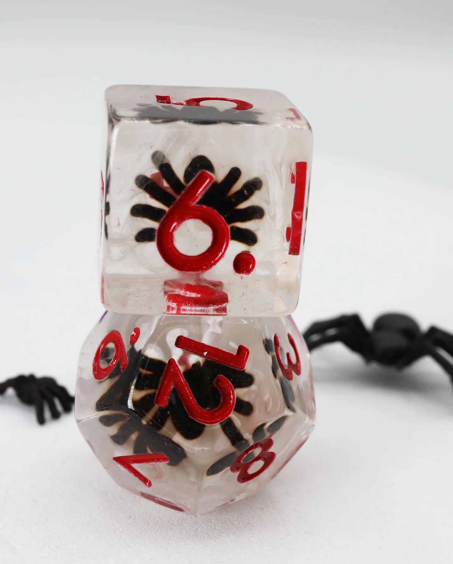 Foam Brain - Black Widow RPG Dice Set