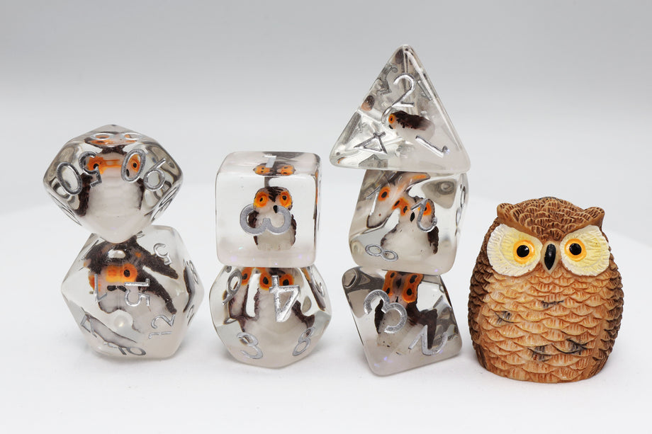 Foam Brain - Wise Owl RPG Dice Set