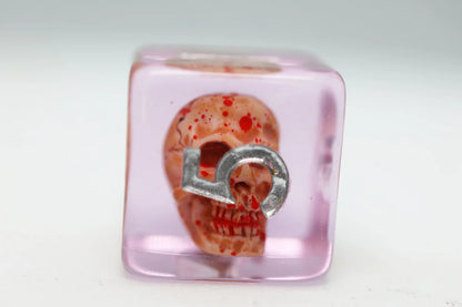 Foam Brain - Bloody Skull RPG Dice Set