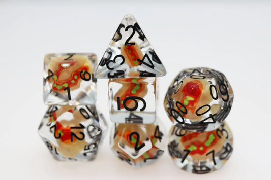 Foam Brain - Hot Dog RPG Dice Set