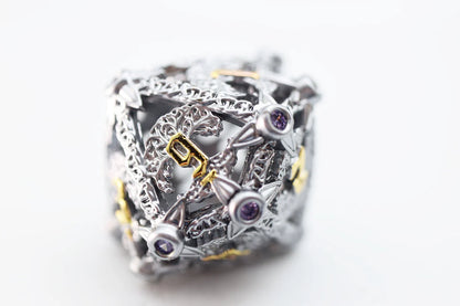 Foam Brain - Trees of Virtue: Tree of Philomathy, Hollow Metal RPG Dice Set