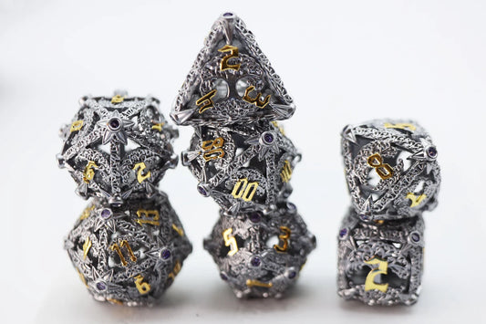 Foam Brain - Trees of Virtue: Tree of Philomathy, Hollow Metal RPG Dice Set