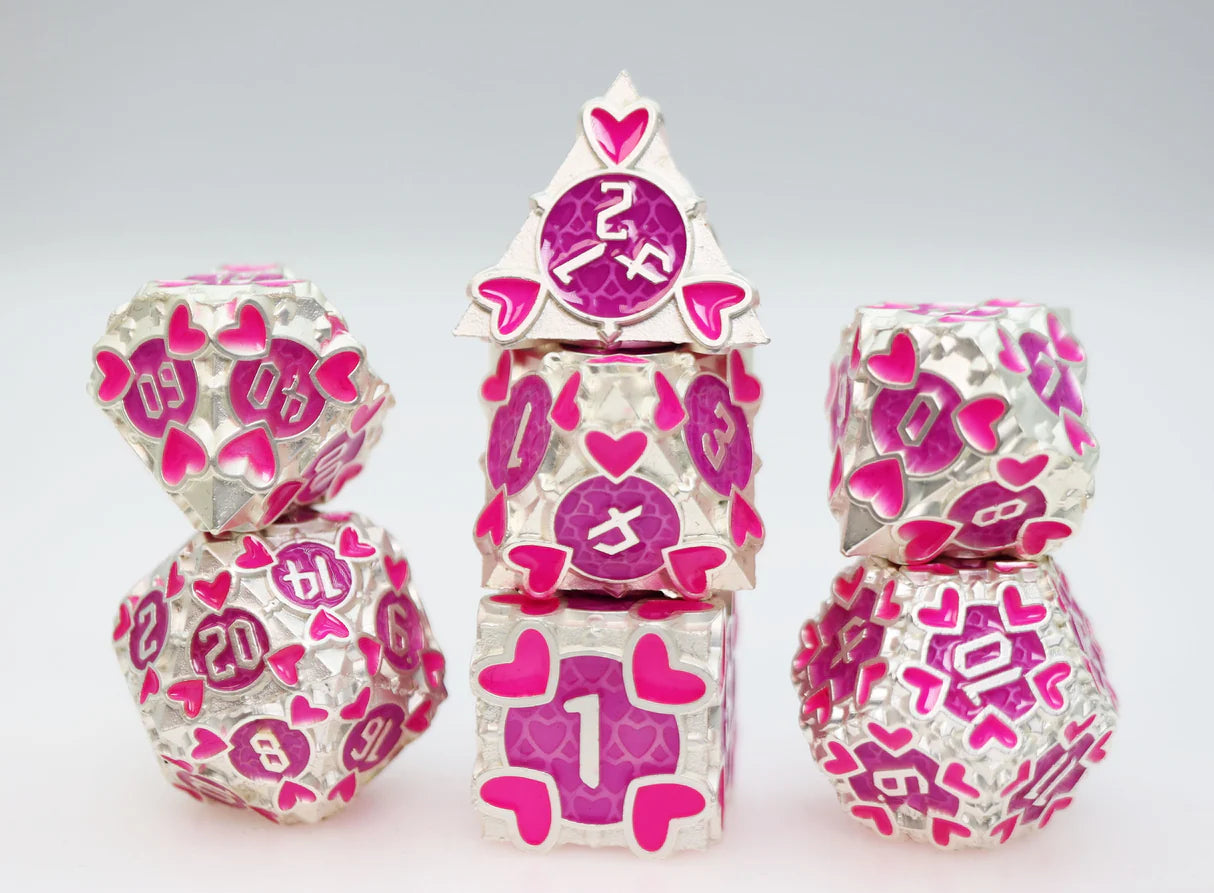 Foam Brain - Erotes' Arrow: Hedylogos, Metal RPG Dice Set