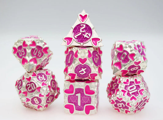 Foam Brain - Erotes' Arrow: Hedylogos, Metal RPG Dice Set