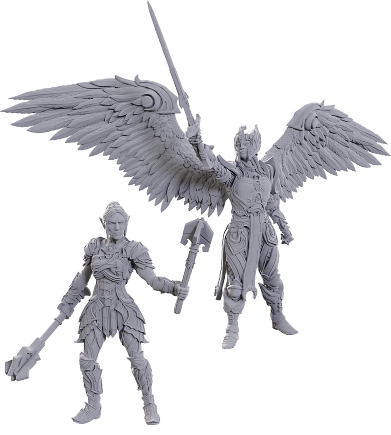 Dungeons & Dragons: Nolzur's Marvelous Unpainted Miniatures - Special Edition Baldur's Gate 3, Dame Aylin & Minthara