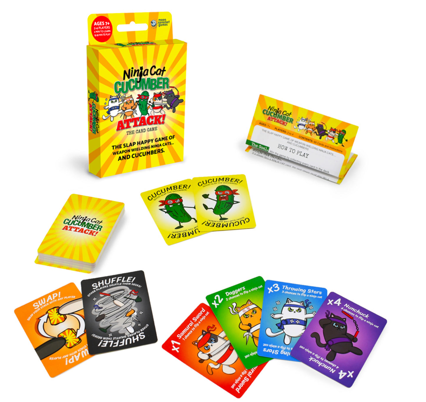 Ninja Cat Cucumber Attack!