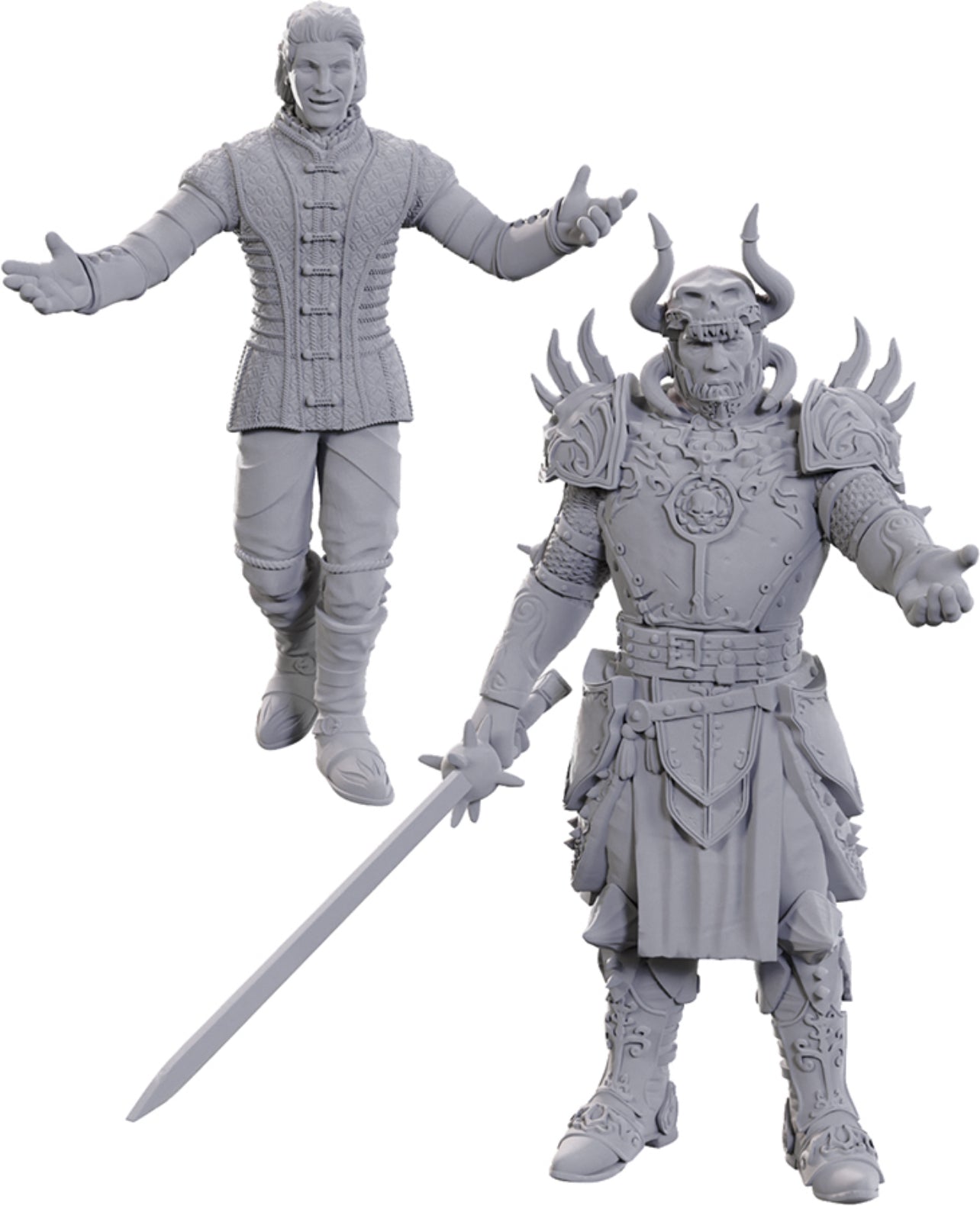 Dungeons & Dragons: Nolzur's Marvelous Unpainted Miniatures - Special Edition Baldur's Gate 3, Sarevok Anchev & Raphael