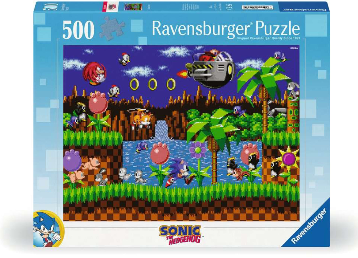 Puzzle: Sonic the Hedgehog, 500 Piece Puzzle