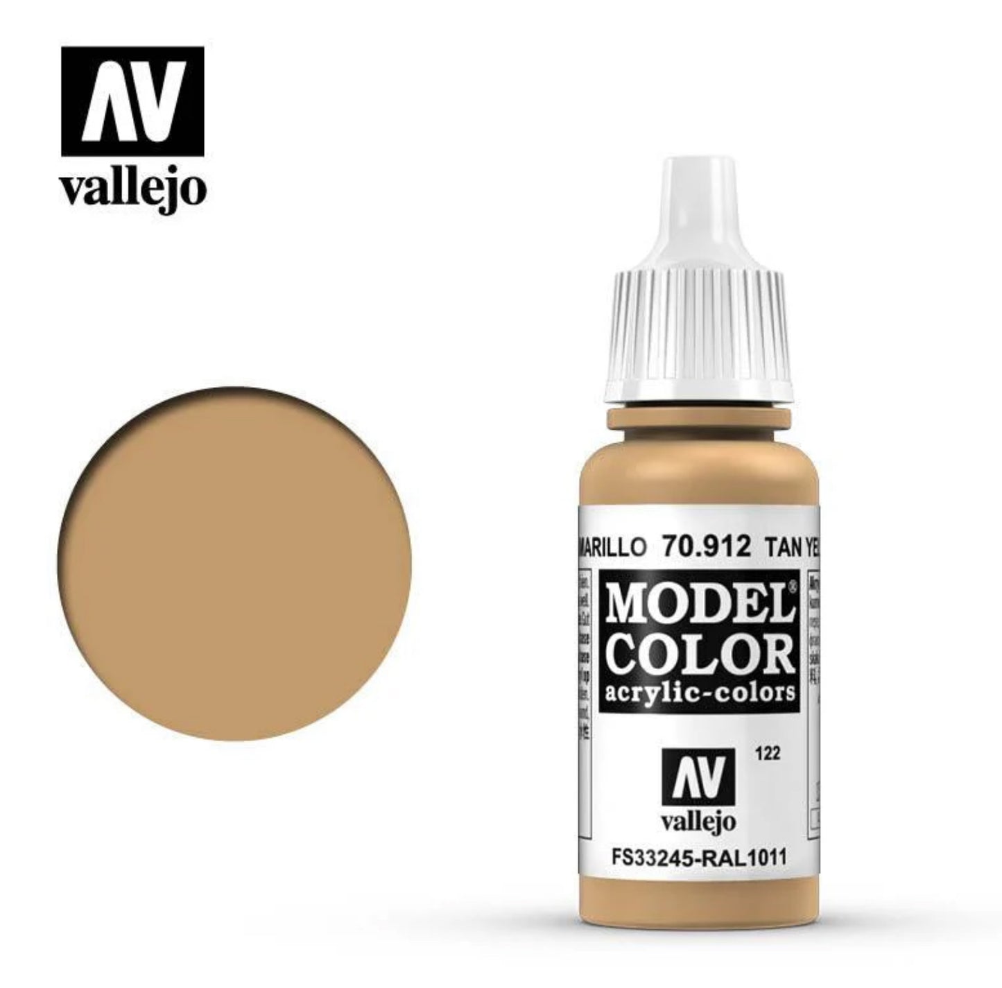 Vallejo Model Color - Tan Yellow 70.912