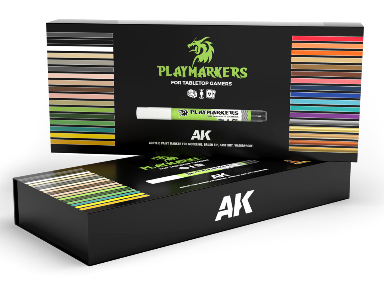 AK Interactive Special Box AK Playmarkers - Full Range 34 Playmarkers