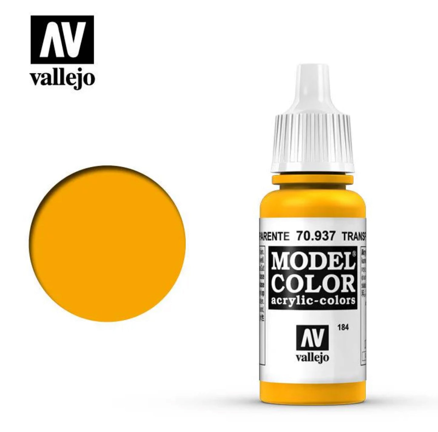 Vallejo Model Color - Transparent Yellow 70.937