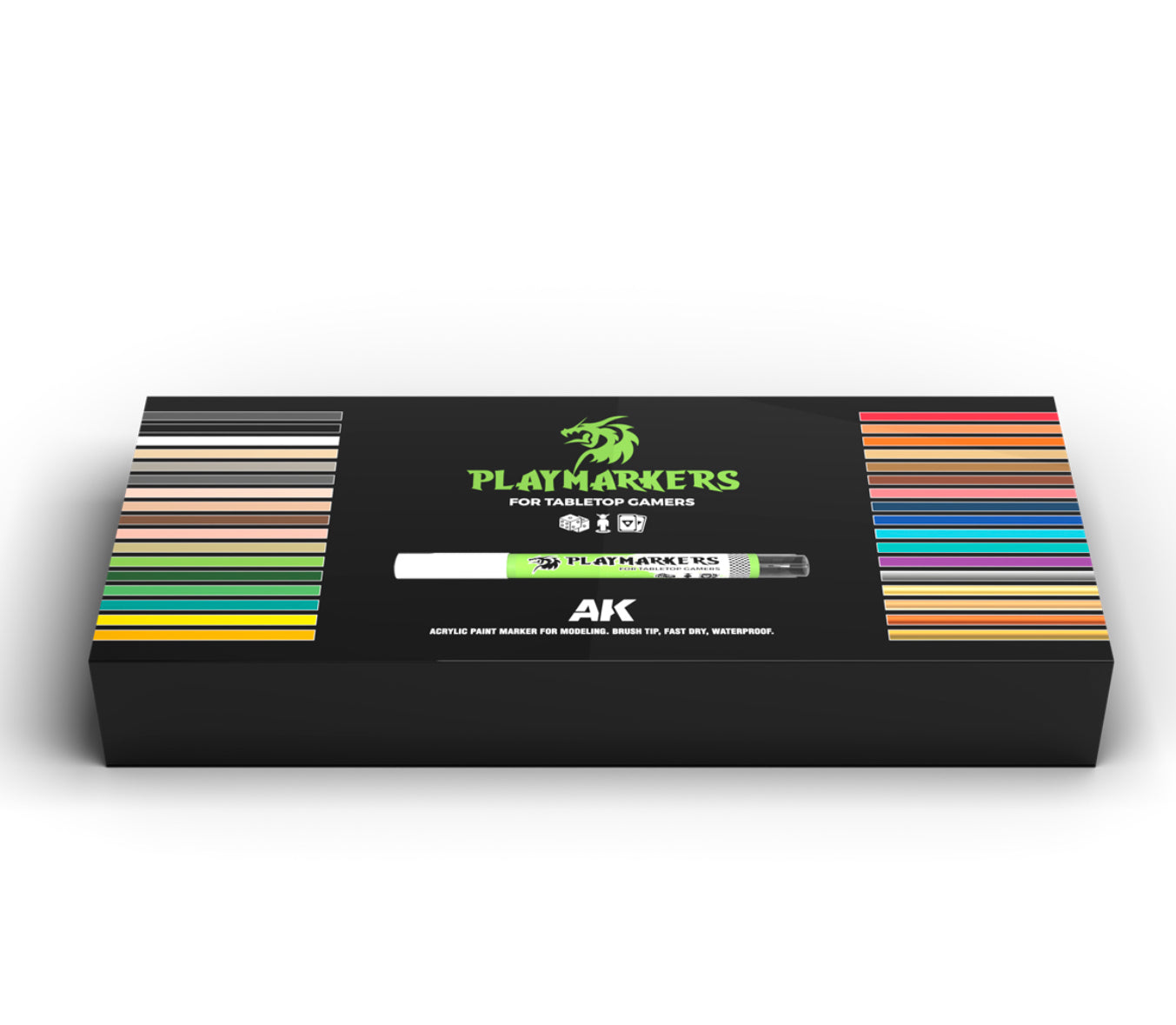 AK Interactive Special Box AK Playmarkers - Full Range 34 Playmarkers