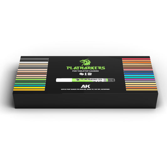 AK Interactive Special Box AK Playmarkers - Full Range 34 Playmarkers