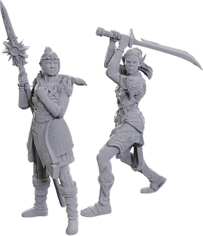 Dungeons & Dragons: Nolzur's Marvelous Unpainted Miniatures - Special Edition Baldur's Gate 3, Lae'zel & Shadowheart