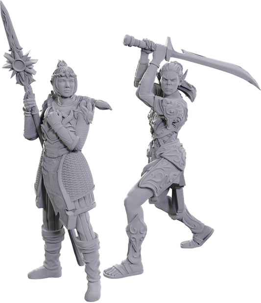 Dungeons & Dragons: Nolzur's Marvelous Unpainted Miniatures - Special Edition Baldur's Gate 3, Lae'zel & Shadowheart