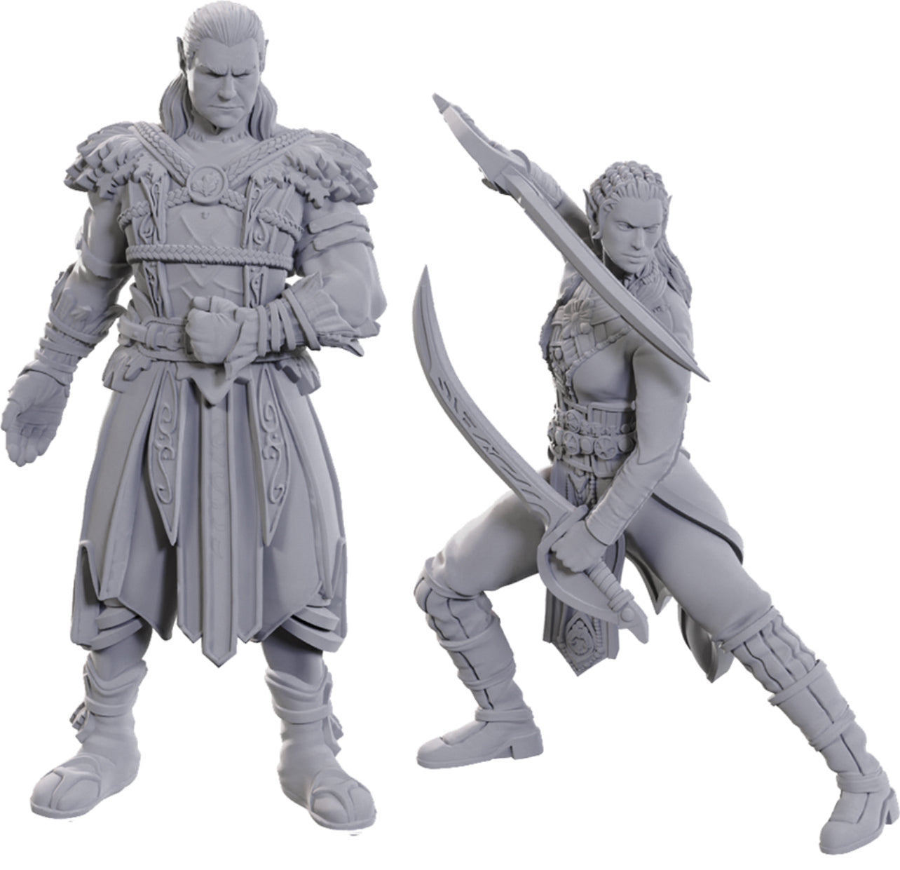 Dungeons & Dragons: Nolzur's Marvelous Unpainted Miniatures - Special Edition Baldur's Gate 3, Jaheira & Halsin