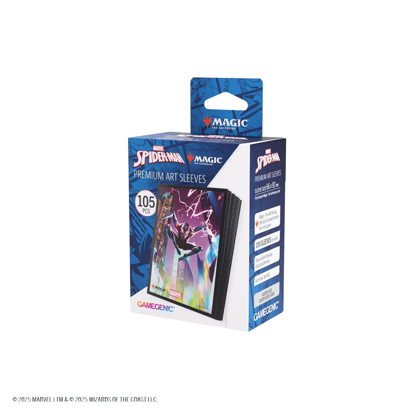 Magic: The Gathering | Marvel's Spider-Man Premium Art Sleeves - Spider-Man Miles Morales