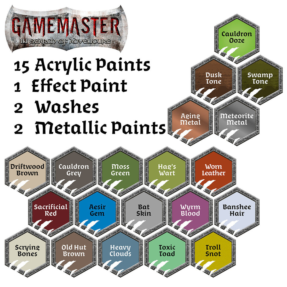 Gamemaster: Wilderness Adventures Role-Playing Paint Set