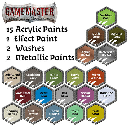 Gamemaster: Wilderness Adventures Role-Playing Paint Set