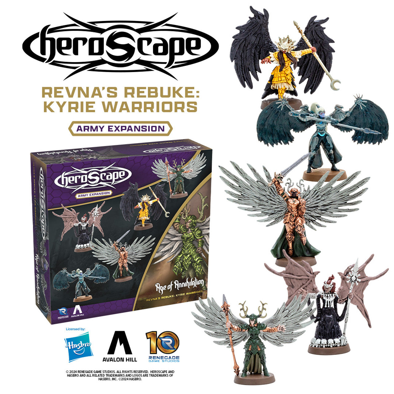 Heroscape: Army Expansion - Revna's Rebuke: Kyrie Warriors