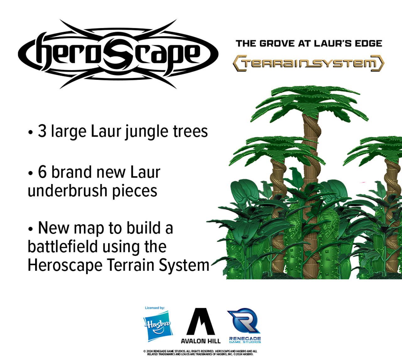 Heroscape: Terrain Expansion - The Grove at Laur's Edge