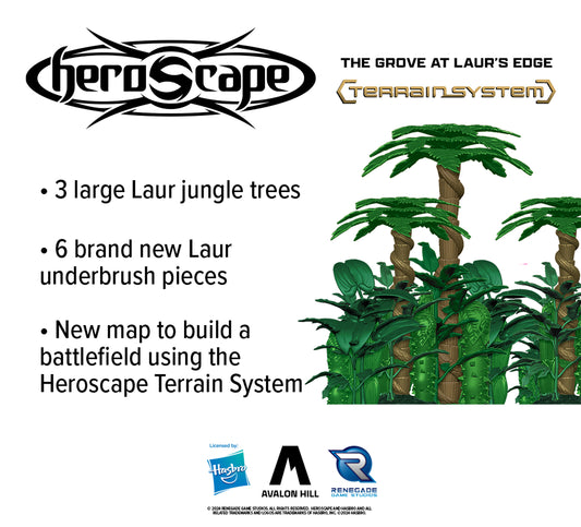 Heroscape: Terrain Expansion - The Grove at Laur's Edge