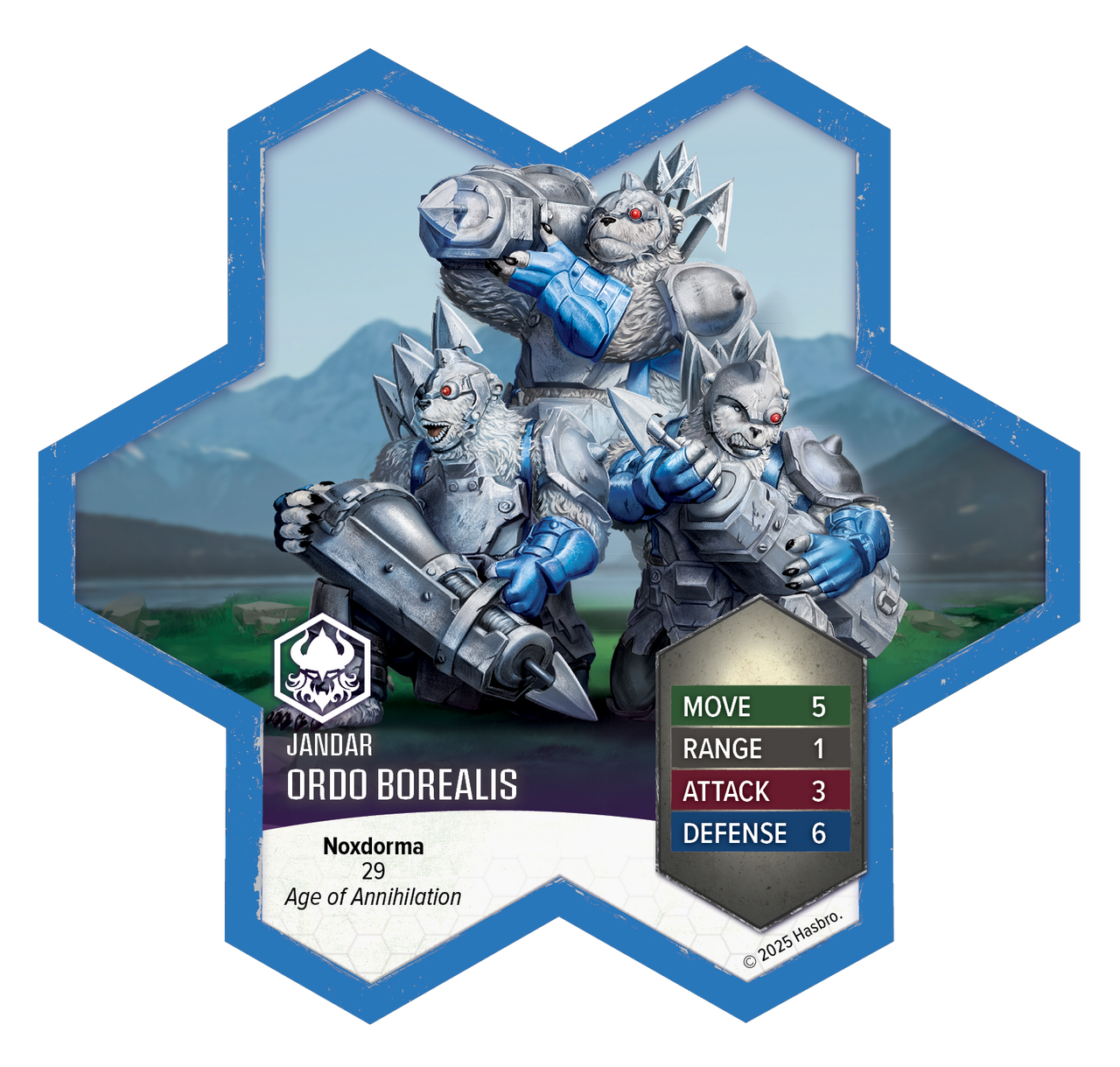 Heroscape: Army Expansion - Knight Primus Adelbern and Ordo Borealis