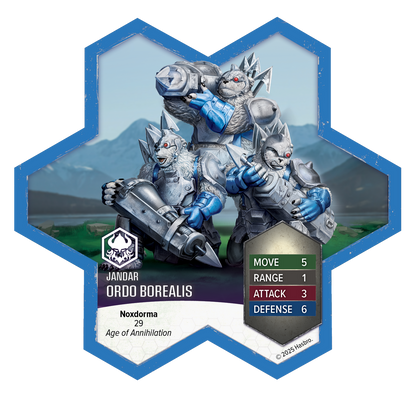 Heroscape: Army Expansion - Knight Primus Adelbern and Ordo Borealis